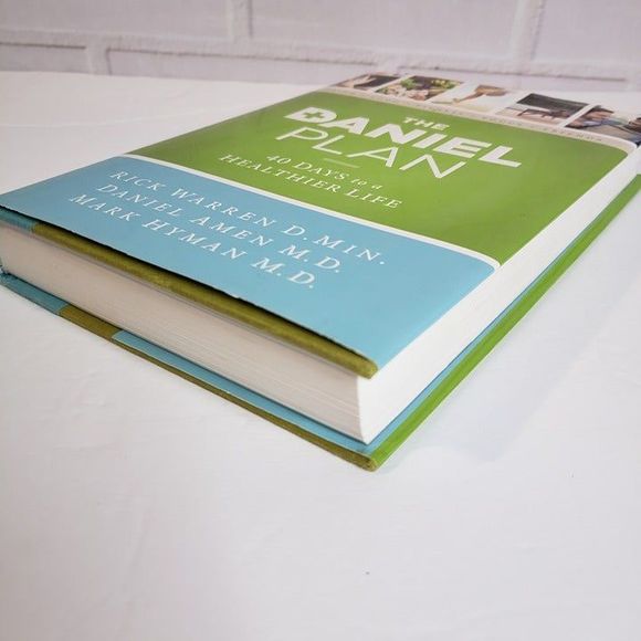 The Daniel Plan 40 Days to a Healthier Life HBDJ Book Rick Warren - Picture 2 of 9